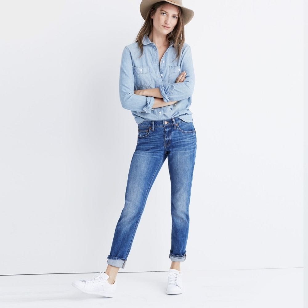 Madewell The Slim Boyfriend Women's Straight-Leg Jeans, Size 25